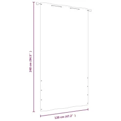 Hot FinePRICE Parvekkeen suoja 120x240 cm Oxford-kangas vaaleanvihreä