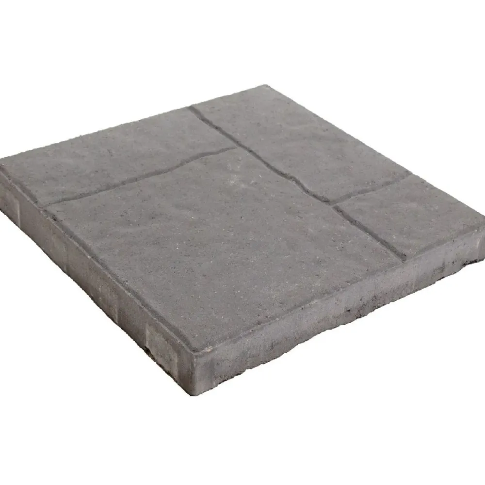 New Lakka Rakennustuotteet Patiolaatta Lakka 405, 400x400x50mm, pintakuvioitu, harmaa