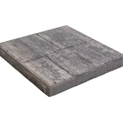 New Lakka Rakennustuotteet Patiolaatta Lakka 405, 400x400x50mm, pintakuvioitu, harmaa