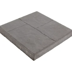 New Lakka Rakennustuotteet Patiolaatta Lakka 405, 400x400x50mm, pintakuvioitu, harmaa