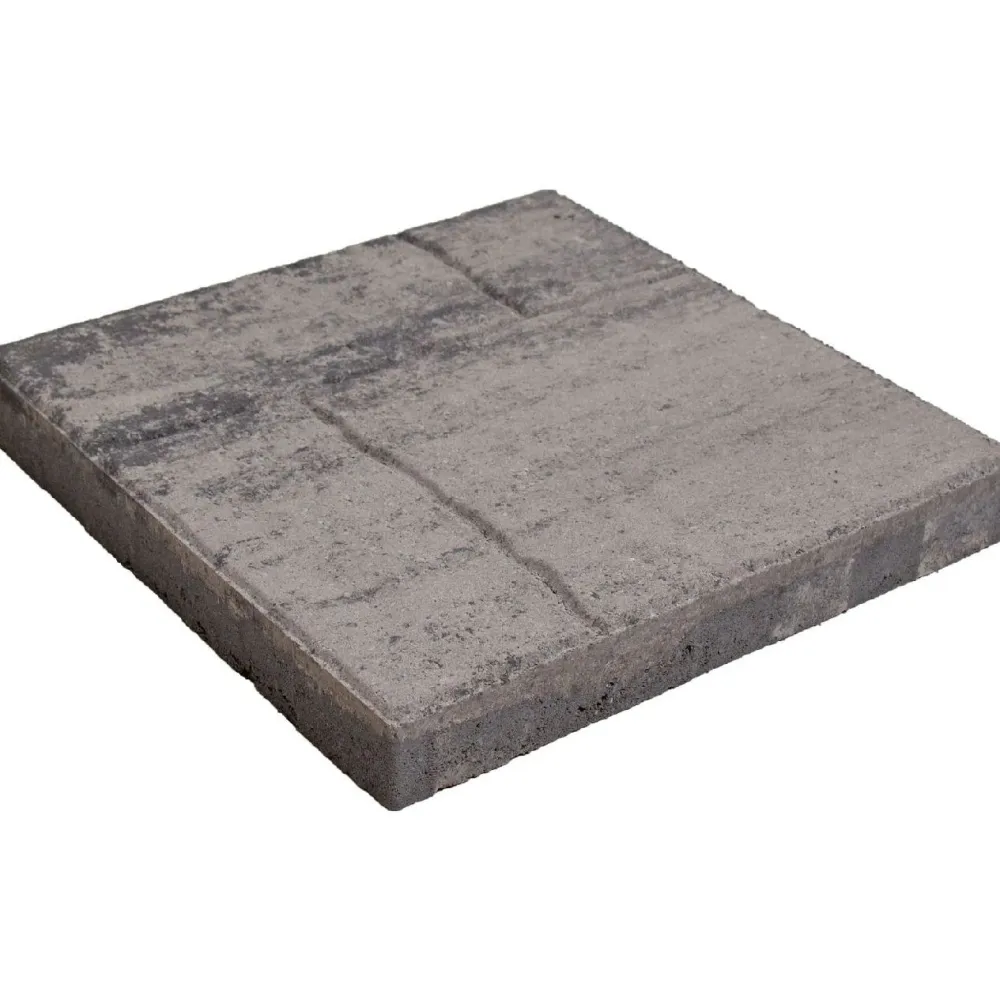 New Lakka Rakennustuotteet Patiolaatta Lakka 405, 400x400x50mm, pintakuvioitu, harmaa