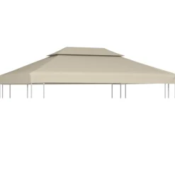 New FinePRICE Paviljongin kangaskatto 310g/m² beige 3x4m