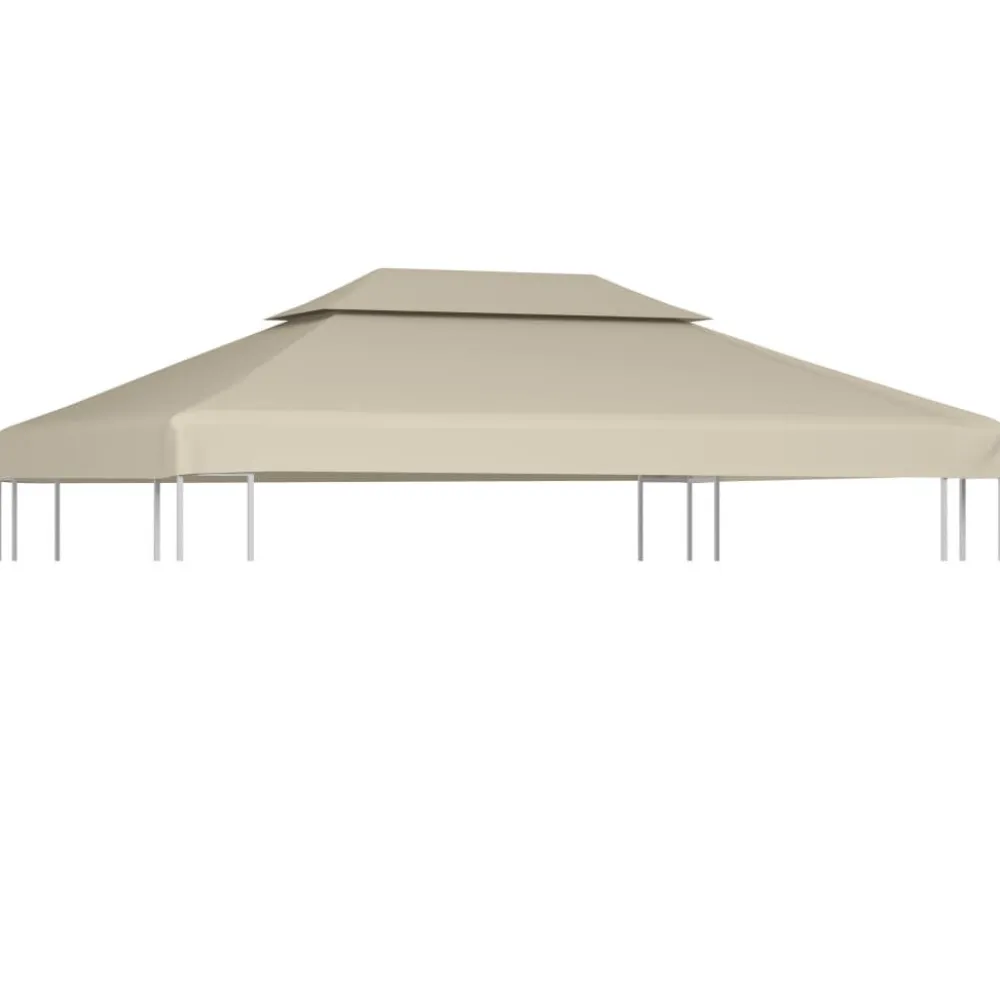 New FinePRICE Paviljongin kangaskatto 310g/m² beige 3x4m