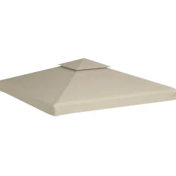 New FinePRICE Paviljongin kangaskatto 310g/m² beige 3x3m