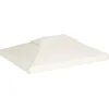 Clearance FinePRICE Paviljongin kangaskatto 310g/m² kermanvalkoinen 3x4m