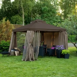 Best Home4you Paviljonki Legend, 2,91x3,91 m, ruskea/beige