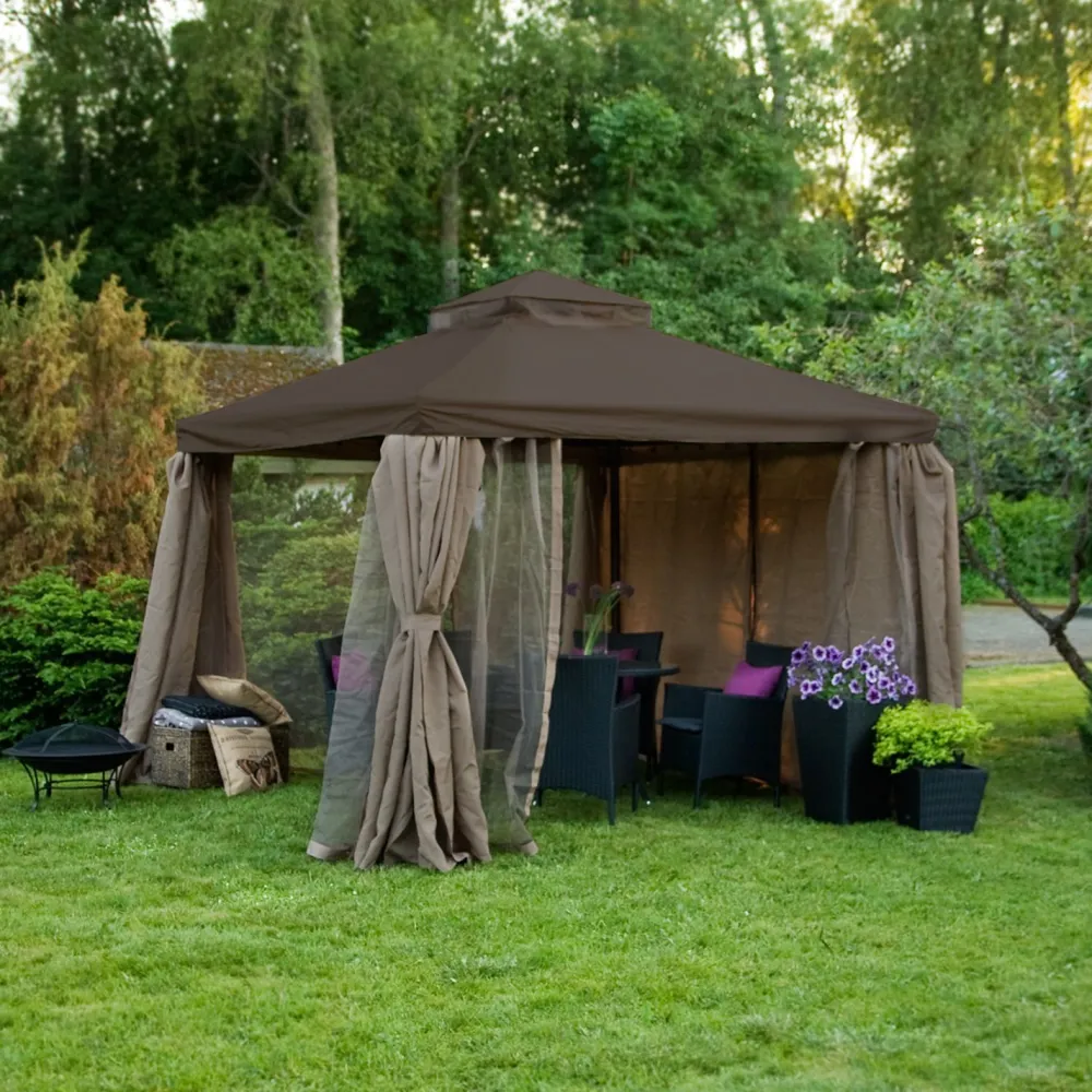 Best Home4you Paviljonki Legend, 2,91x3,91 m, ruskea/beige