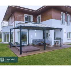 Palram-Canopia Paviljonki Martinique 5000 3,6 x 4,9 m 17,7 m² harmaa