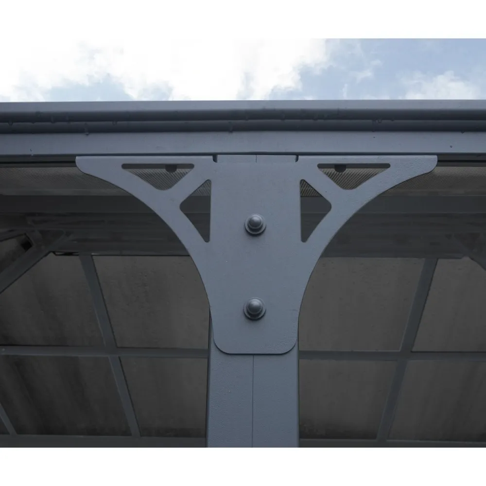 Palram-Canopia Paviljonki Martinique 5000 3,6 x 4,9 m 17,7 m² harmaa