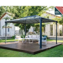 Best Palram-Canopia Paviljonki Martinique 3600 3 x 3,6 m 10,8 m² harmaa