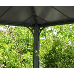 Palram-Canopia Paviljonki Palermo 4300 4,3 x 4,3 m 18,5 m² harmaa