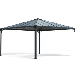 Palram-Canopia Paviljonki Palermo 4300 4,3 x 4,3 m 18,5 m² harmaa