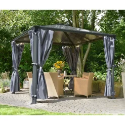 Best Palram-Canopia Paviljonki Palermo 3000 3 x 3 m 8,7 m² harmaa