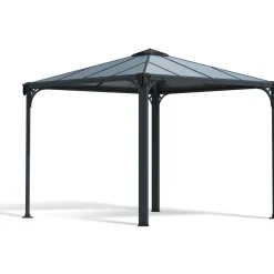 Best Palram-Canopia Paviljonki Palermo 3000 3 x 3 m 8,7 m² harmaa