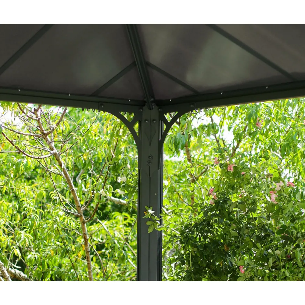 Palram-Canopia Paviljonki Palermo 3600 3,6 x 3,6 m 13 m² harmaa