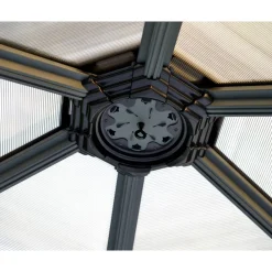 Online Palram-Canopia Paviljonki Roma 6-kulmainen 3,6 x 4, 2 m 14,9 m² harmaa