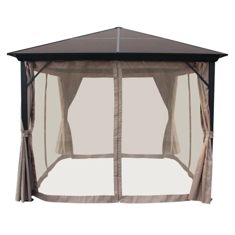 Outlet AB Polar Paviljonki verhoilla 3x3 m beige