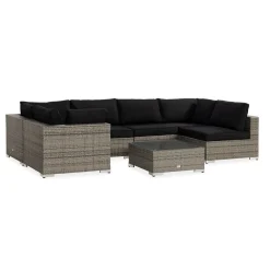 Online Comfort Garden Pehmusteen päällinen Bahamas- kulmamoduuliin musta