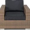 Clearance Comfort Garden Pehmusteen päällinen Bahamas- nojatuoliin, tummanharmaa