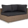 Outlet Comfort Garden Pehmusteen päällinen Bahamas- sohvan päätymoduuliin tummanharmaa
