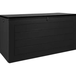 Hot House Nordic Pehmustelaatikko Dubrovnik, 146.5x71x75cm, 680L, muovi, musta