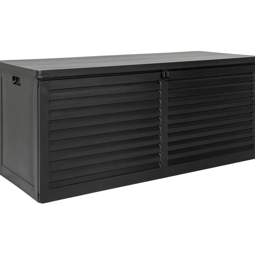 Online House Nordic Pehmustelaatikko Dubrovnik, 146.5x61x64.5cm, 490L, muovi, musta
