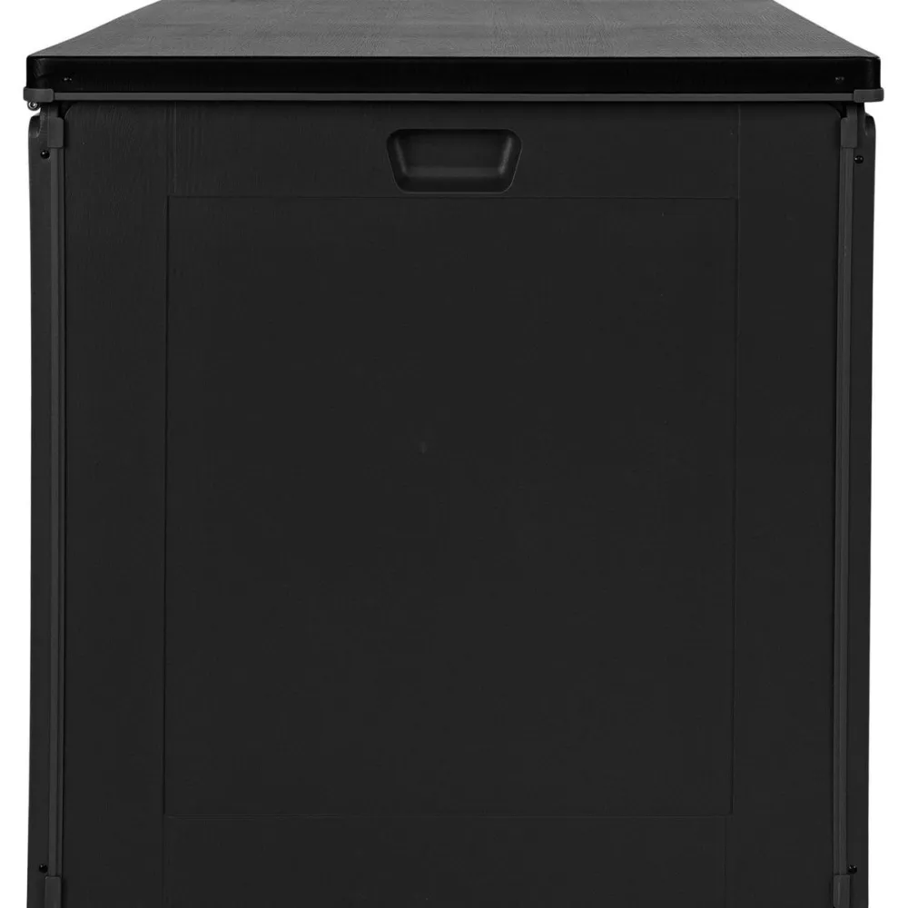 Online House Nordic Pehmustelaatikko Dubrovnik, 146.5x61x64.5cm, 490L, muovi, musta