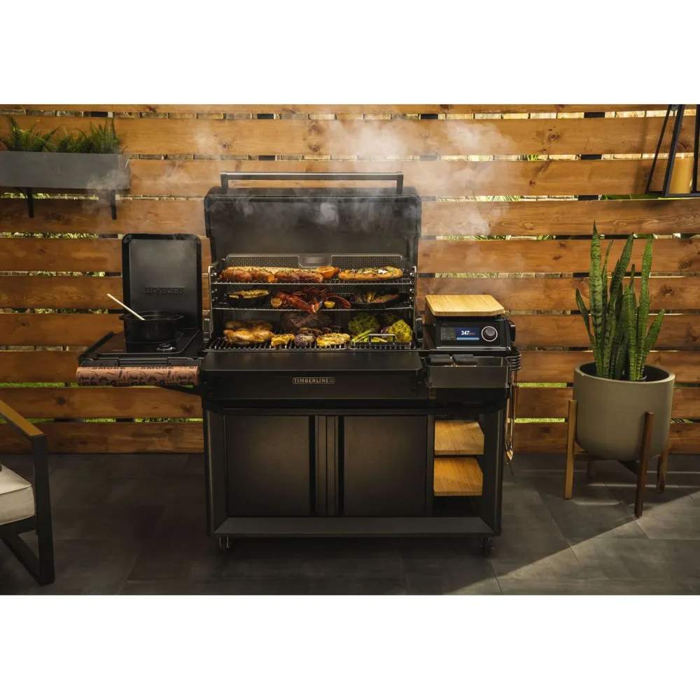 Online Traeger Pellettigrilli Timberline XL Int, induktioliesi, WiFi