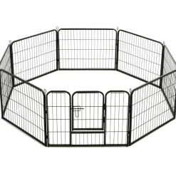Clearance FinePRICE Pentuaitaus, 8 paneelia, 60x80cm, teräs, musta