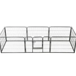 Clearance FinePRICE Pentuaitaus, 8 paneelia, 60x80cm, teräs, musta
