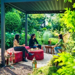 Online Home4you Pergola Mirador-111, 300x300cm, tummanharmaa