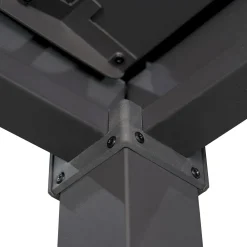 Home4you Pergola Mirador-80, 300x300cm, tummanharmaa