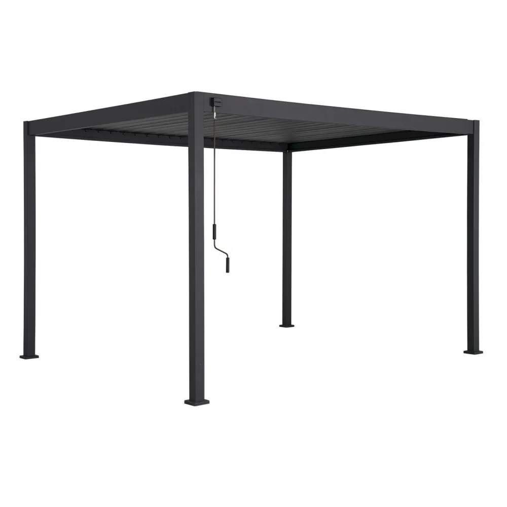 Online Home4you Pergola Mirador-88, 300x300cm, tummanharmaa