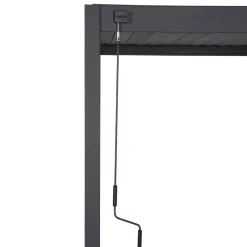 Online Home4you Pergola Mirador-88, 300x300cm, tummanharmaa