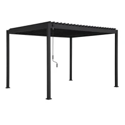 Online Home4you Pergola Mirador-88, 300x300cm, tummanharmaa