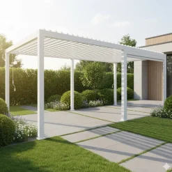 Hot Home4you Pergola Mirador-111, 300x600cm, valkoinen
