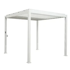 Clearance Home4you Pergola Mirador-111, 300x400cm, valkoinen