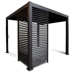 Hot Home4you Pergolan säleikköpaneeli Mirador-111(4m), 123,5x238,25cm, tummanharmaa