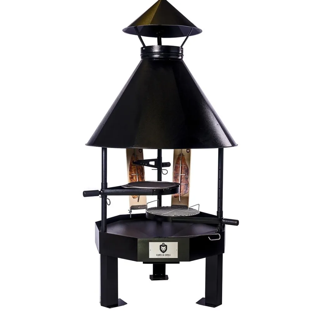 Clearance Carelia Grill Pihagrilli ® 9K-100 matala musta