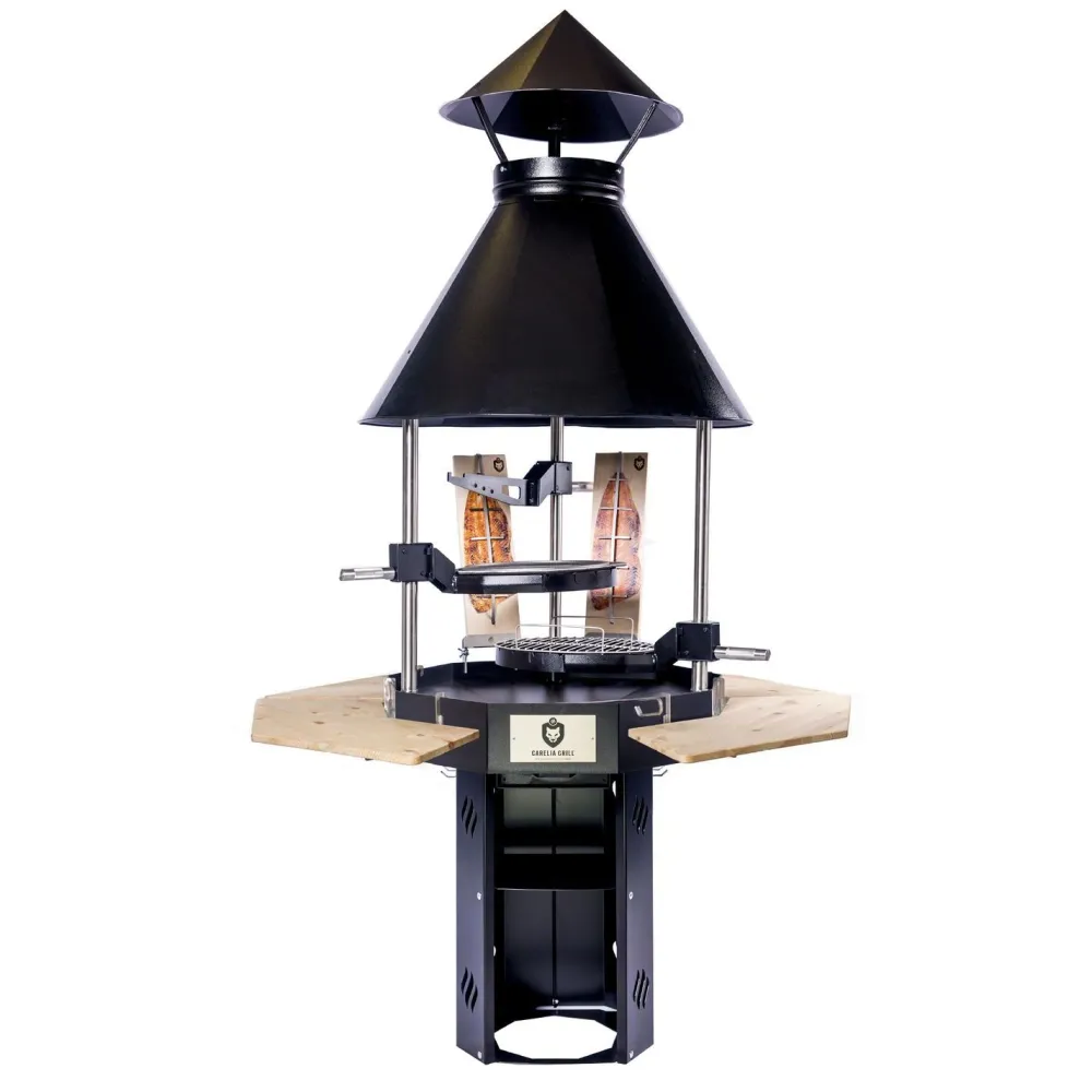 Carelia Grill Pihagrilli ® 9K-80 Premium korkea musta