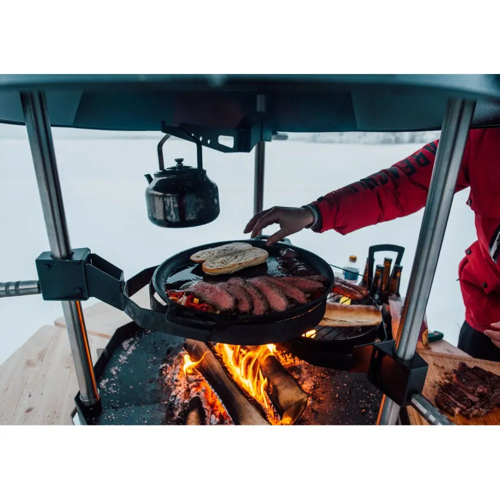 Carelia Grill Pihagrilli ® 9K-80 Premium korkea musta