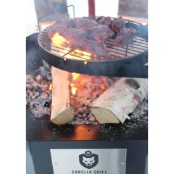 Clearance Carelia Grill Pihagrilli ® 9K-100 Premium matala musta