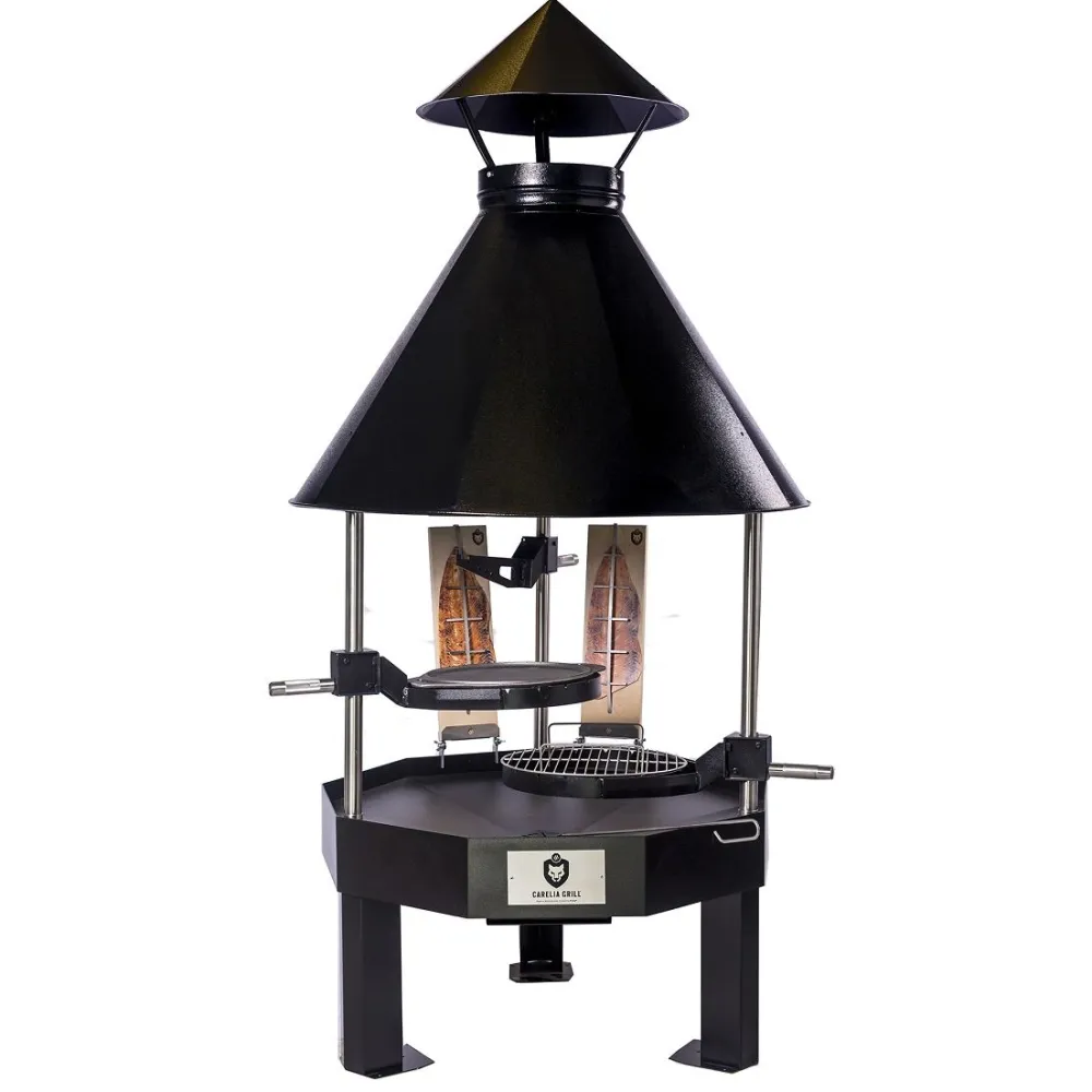 Clearance Carelia Grill Pihagrilli ® 9K-100 Premium matala musta