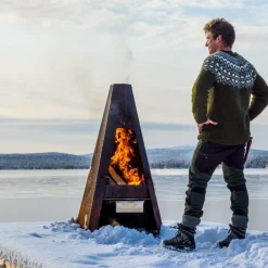 Clearance FIREHUT Pihagrilli ® 1415x760x750 mm corten teräs