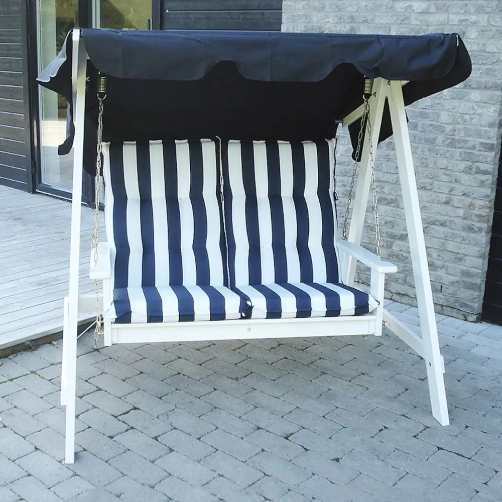 Eden Wood Pihakeinu Mellby 2-istuttava, leveys 155cm, ruskea