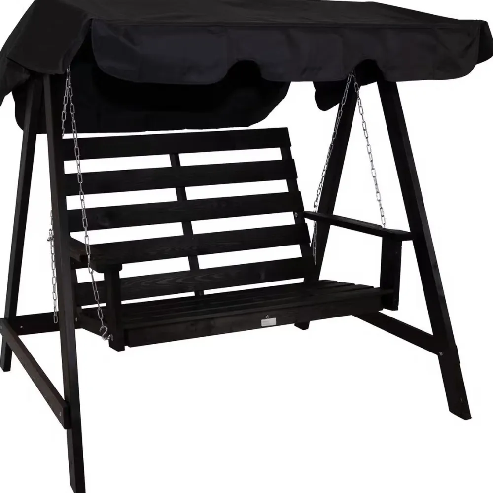 Eden Wood Pihakeinu Mellby 2-istuttava, leveys 155cm, ruskea