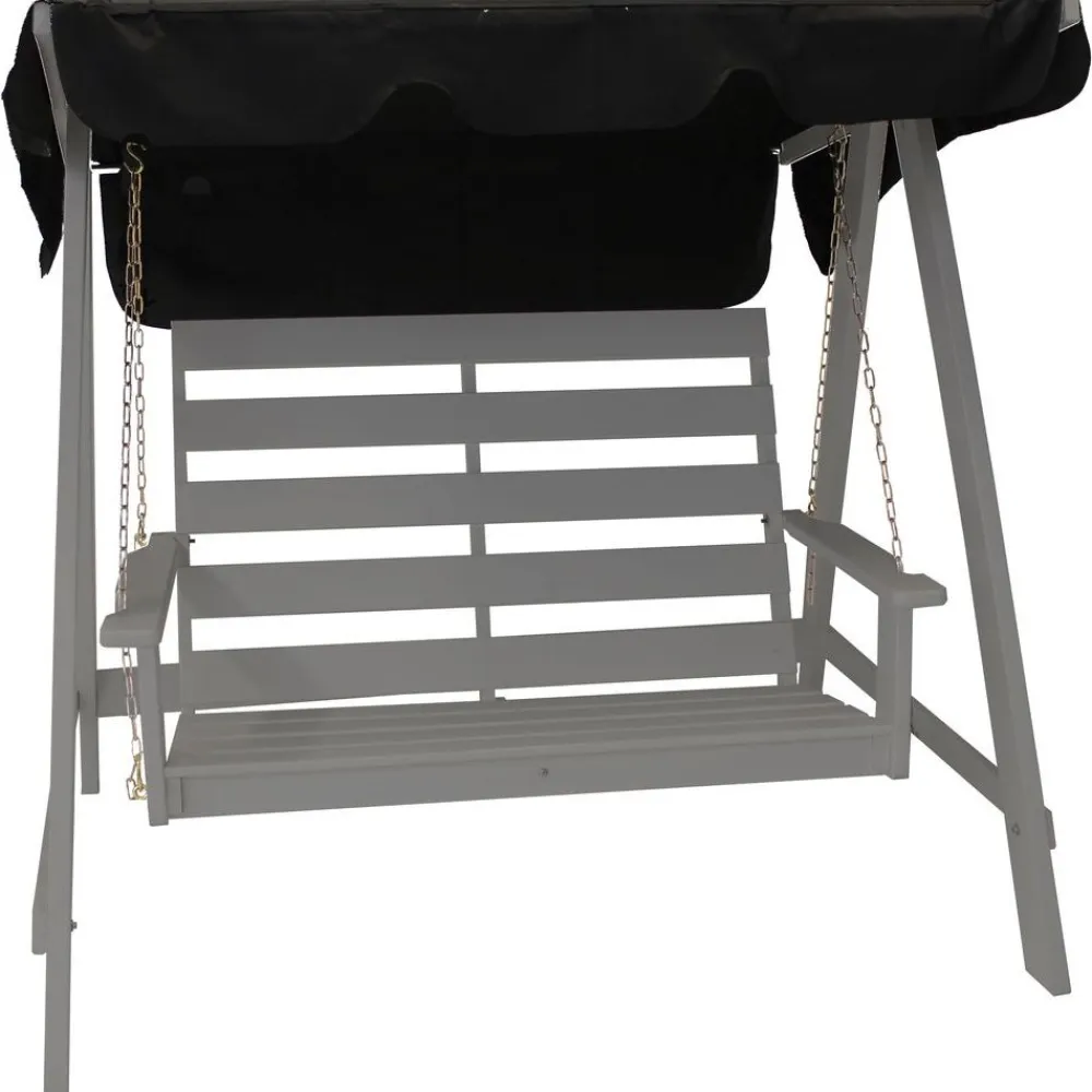 Eden Wood Pihakeinu Mellby 2-istuttava, leveys 155cm, ruskea