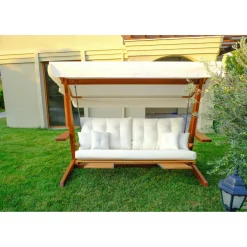 Hot Linento Garden Pihakeinu Luna Deluxe 3-istuttava beige