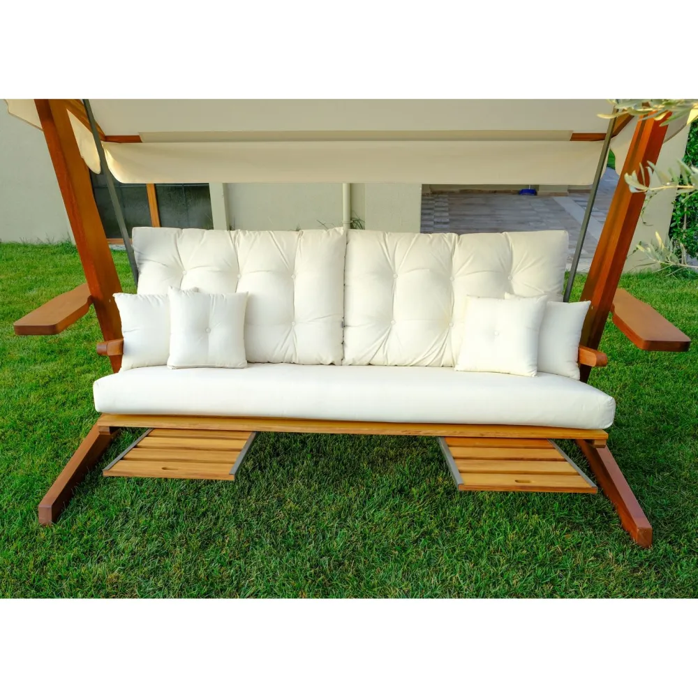 Hot Linento Garden Pihakeinu Luna Deluxe 3-istuttava beige