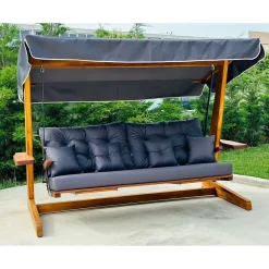 Hot Linento Garden Pihakeinu Luna Deluxe 3-istuttava beige